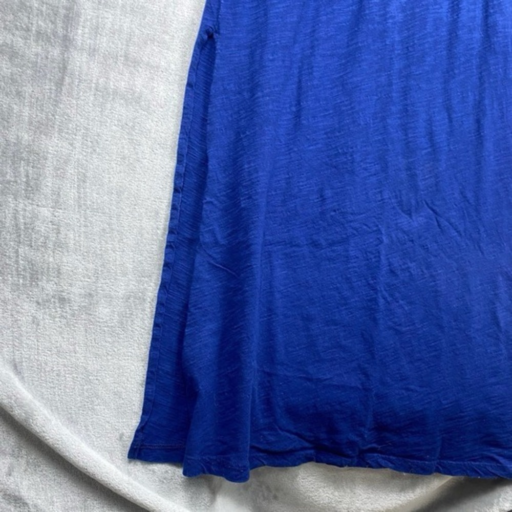 C & C California Womens Dress Small Blue Short Sleeve Drawstring Waist USA Made - Picture 4 of 13